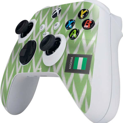 Nigeria Soccer Flag Xbox Series S Controller Skin